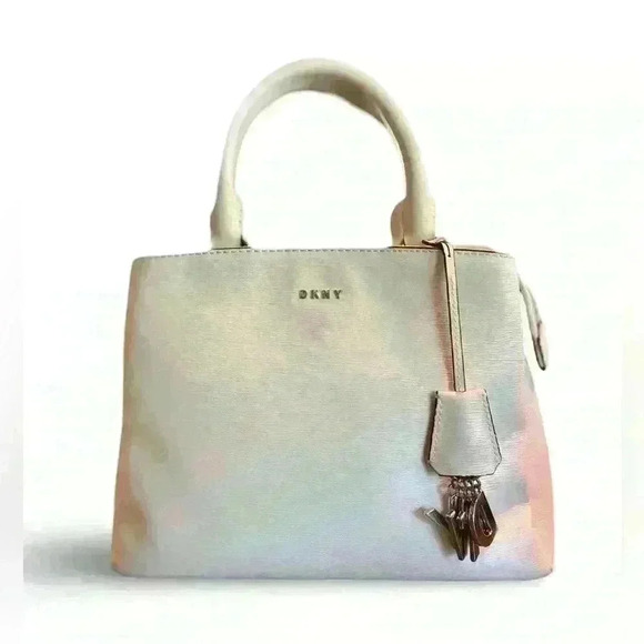 Dkny Handbags - DKNY Off White/Light Cream DKNY Medium Satchel with Double Handles. NWT